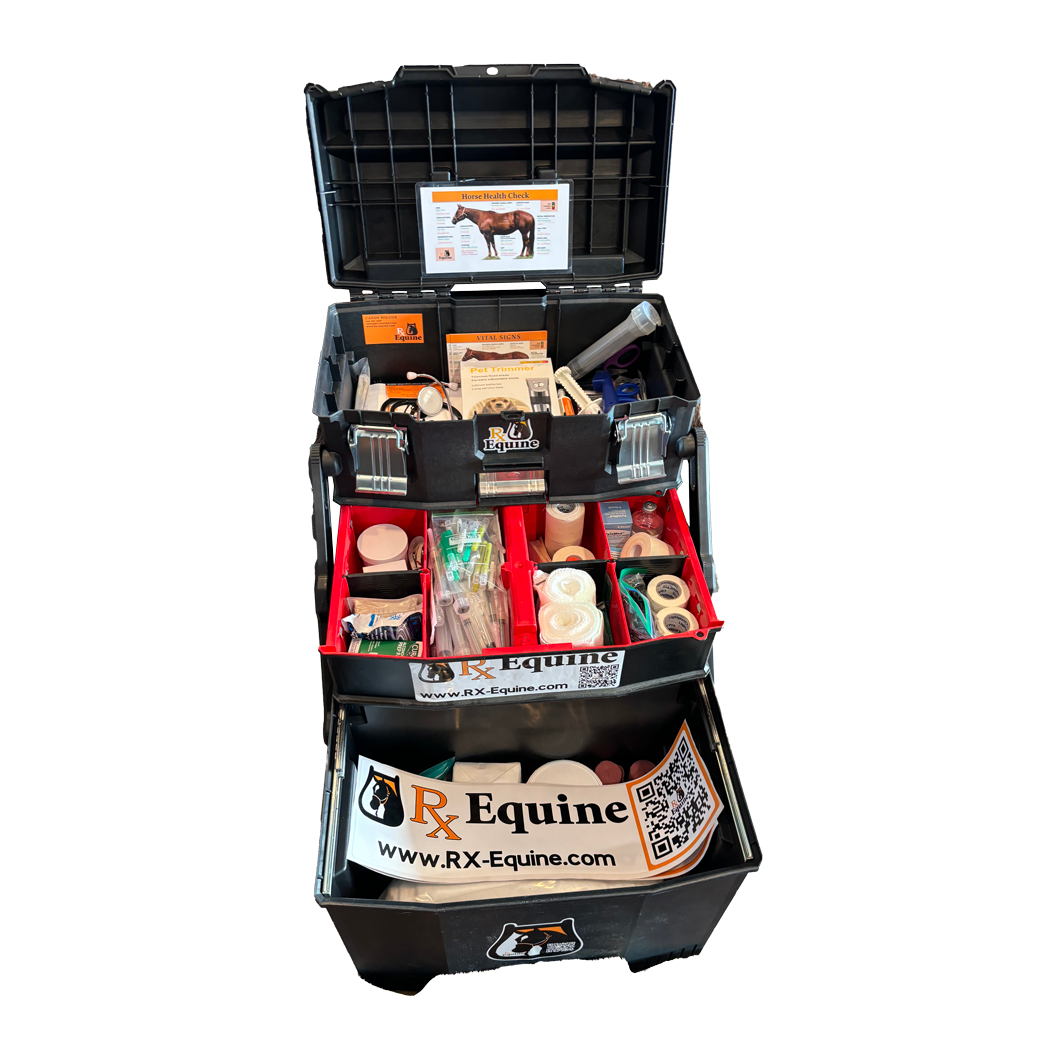 Kit médico de primeros auxilios para equinos Tough 1