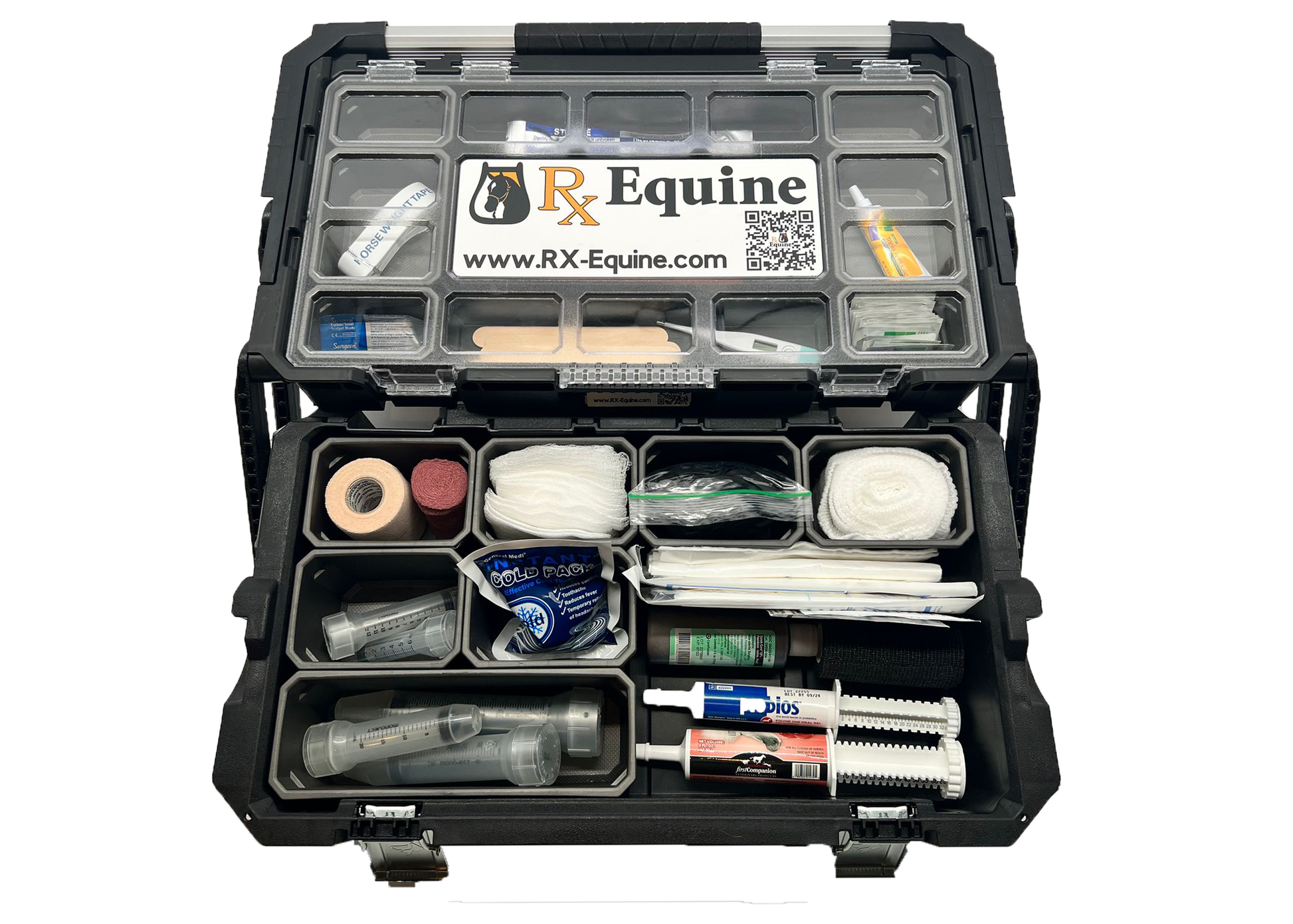 emergency kit tackle box The Weekender Equine First Aid Kit